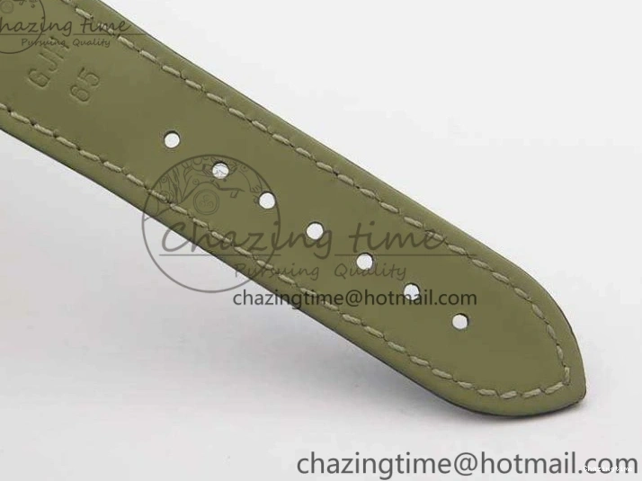 0104 De Ville Chronograph RG OMF 1:1 Best Edition Black Dial On Black Leather Strap A Sophisticated 8106